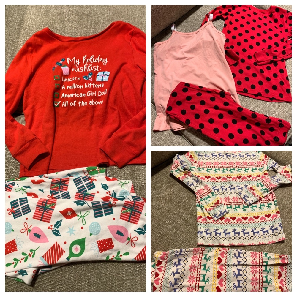 Girls Pajama Sets - size 10/12